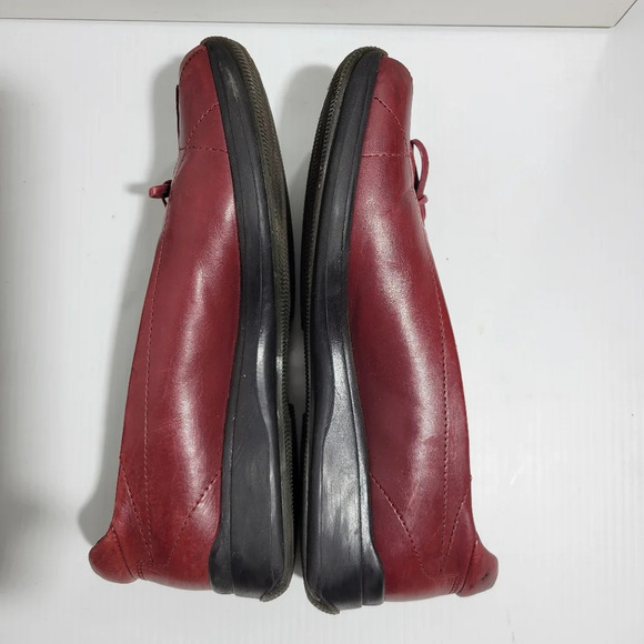 vintage Stone Ridge by Aldo ballet flat shoes red leather size 36 - Picture 5 of 9